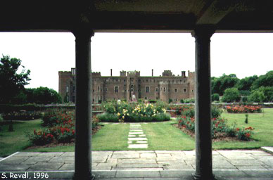 Herstmonceux Castle - View From the Rose Garden